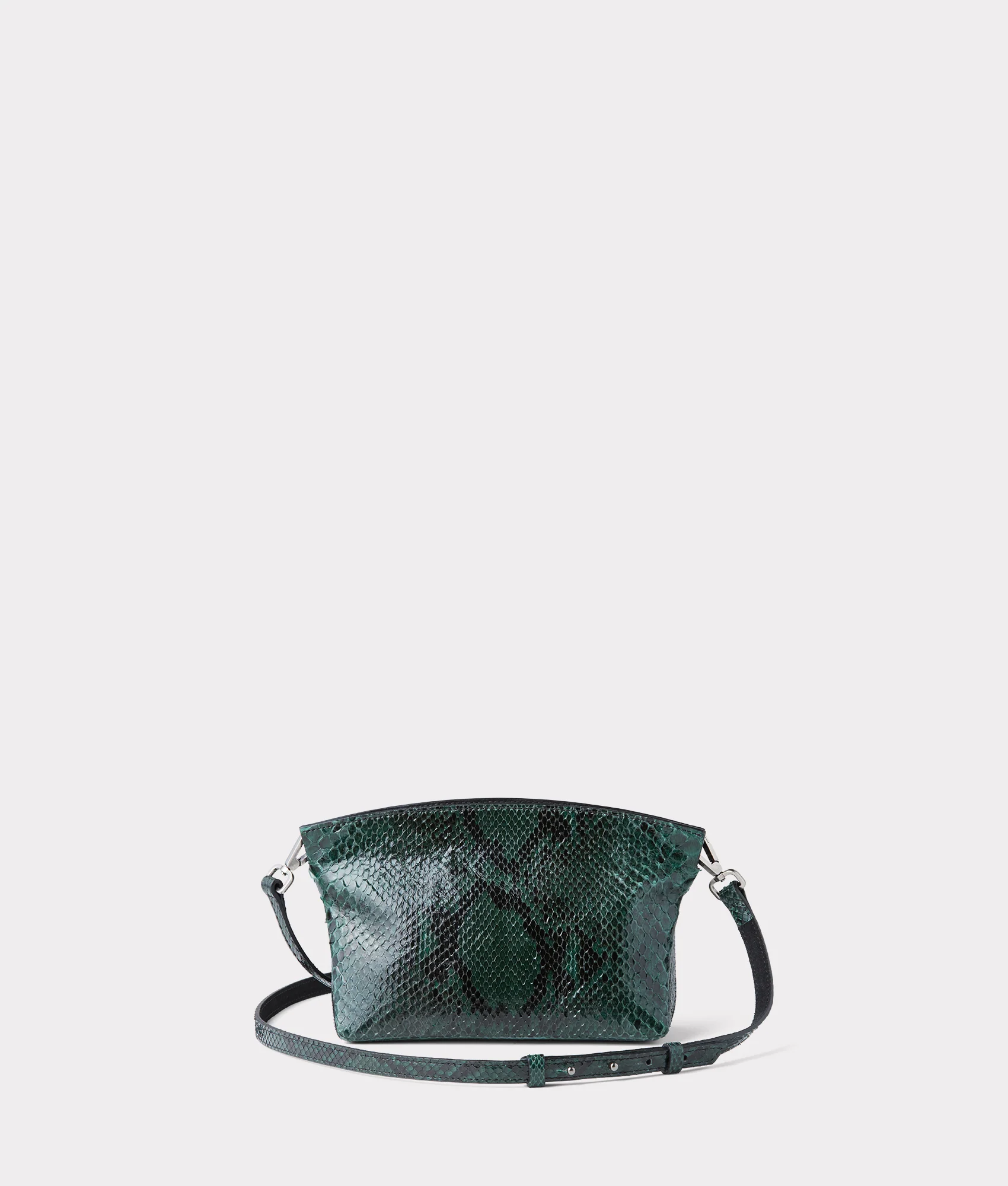 Mini Elle Exotic Clutch :: Emerald