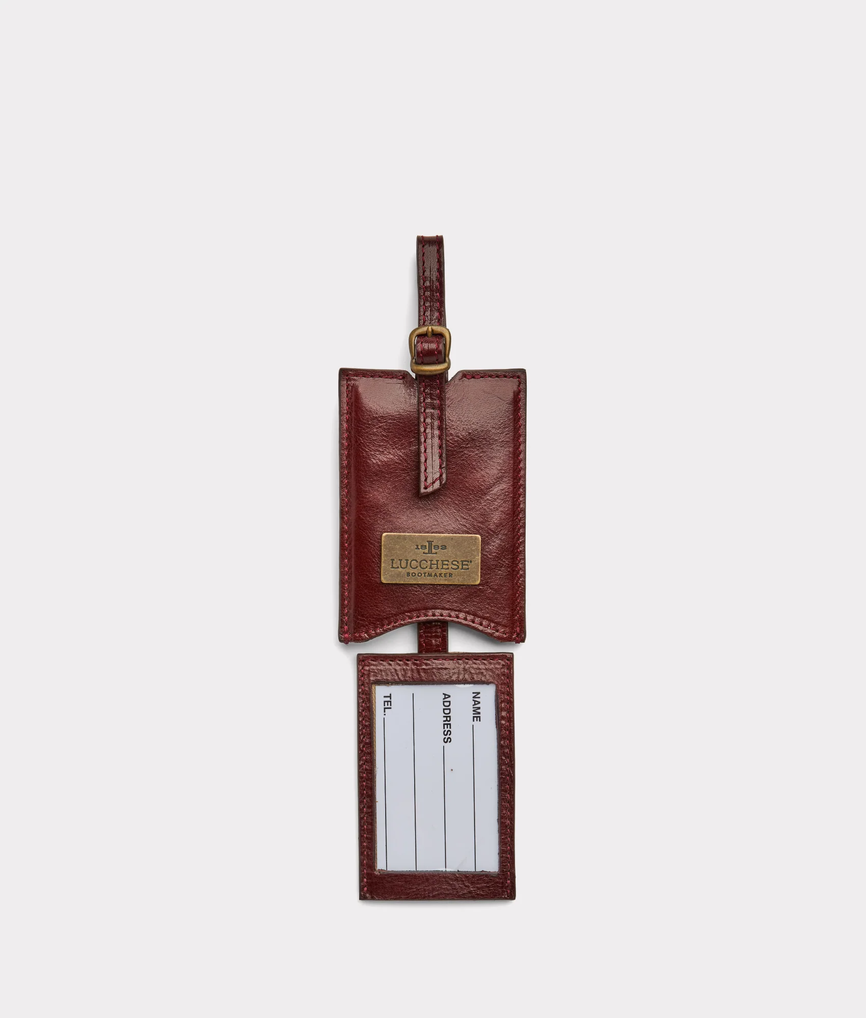 Cosimo Luggage Tag :: Burgundy