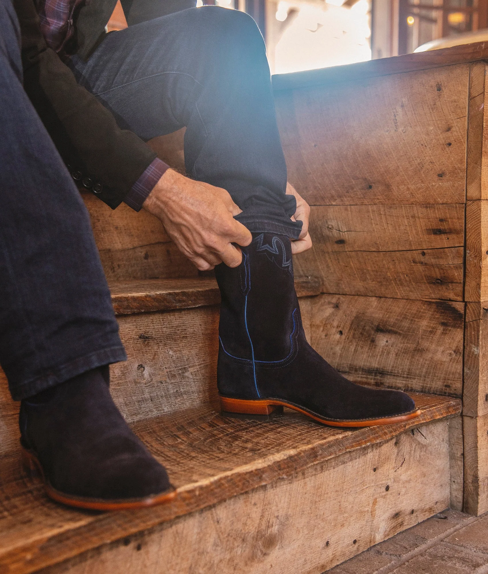 Sunset Suede :: Navy