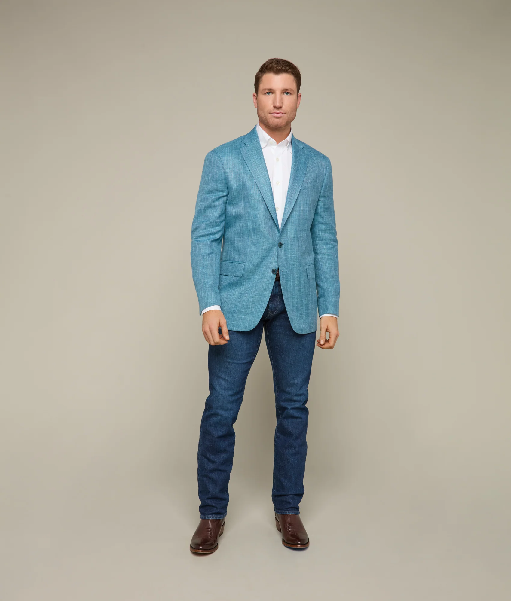 Lucchese Sport Coat :: Turqouise