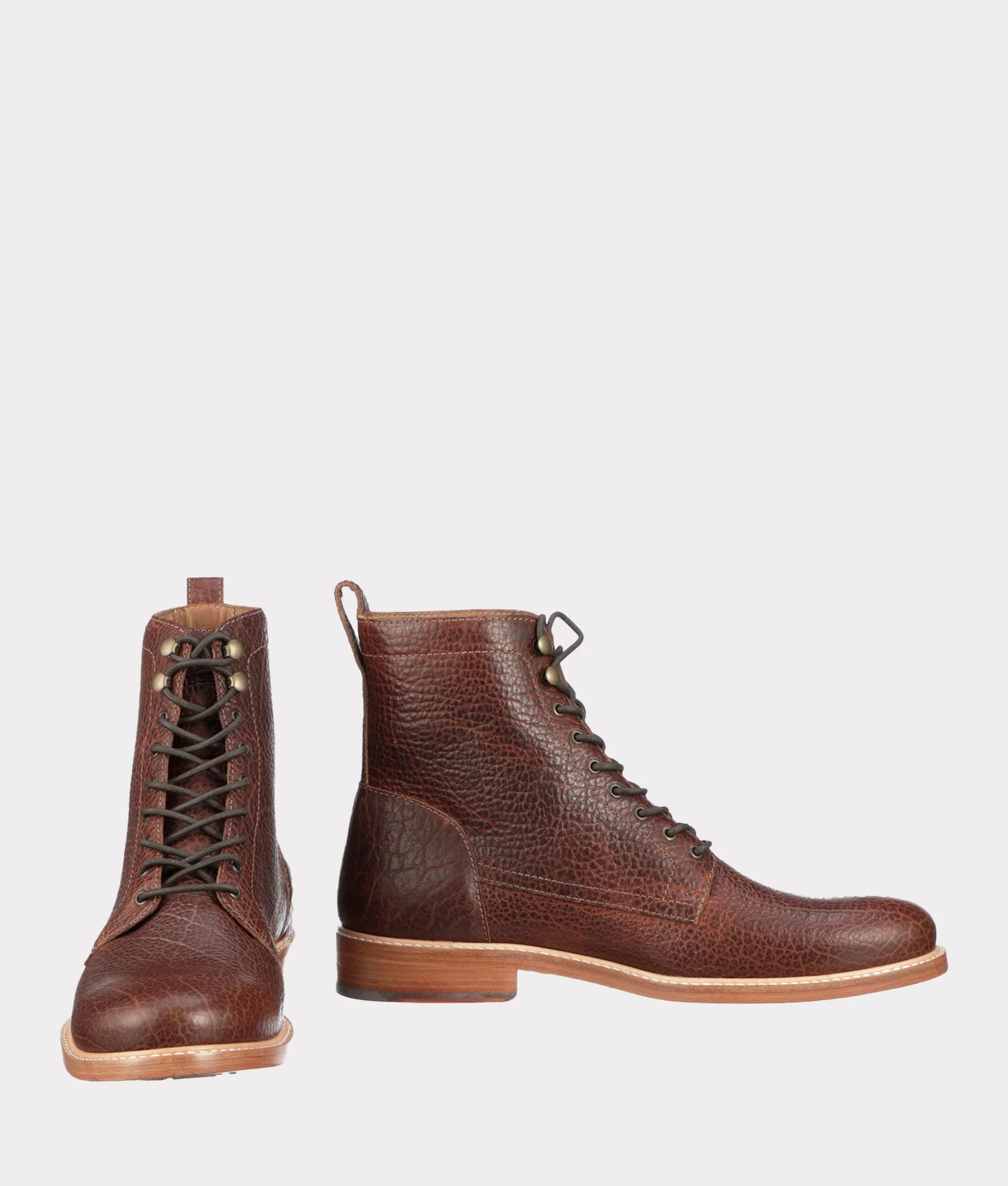6 Lace Up Derby Boot :: Whiskey