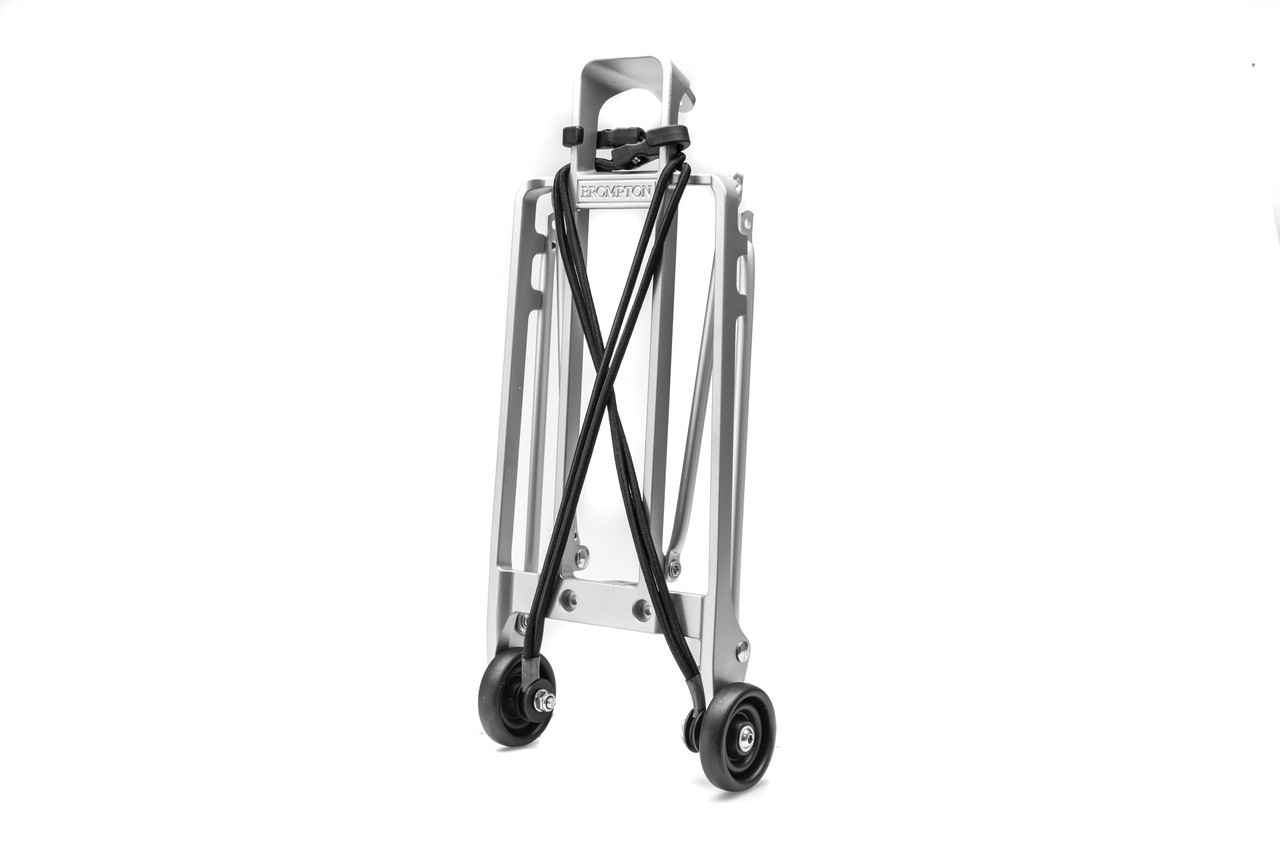 Rack set complete incl 4 rollers + mudguard - 6mm holes - Silver