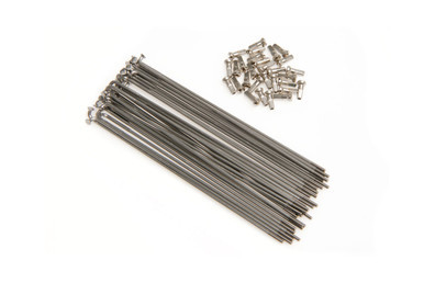 Spoke and Nipple Set 14G Plain Gauge 132