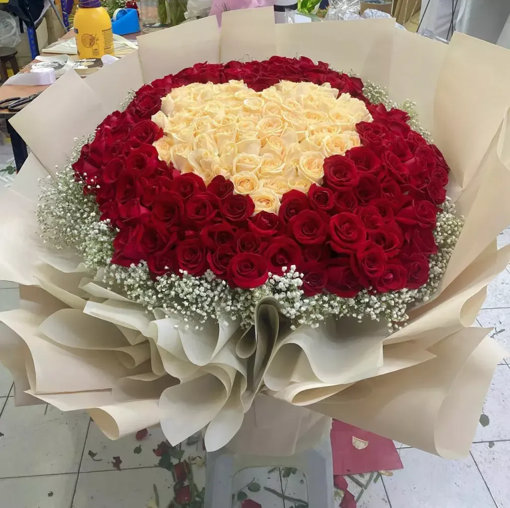 199 Big Roses Love Bouquet
