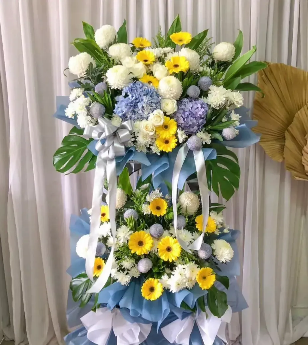 2 Tiers Condolence Stand 07