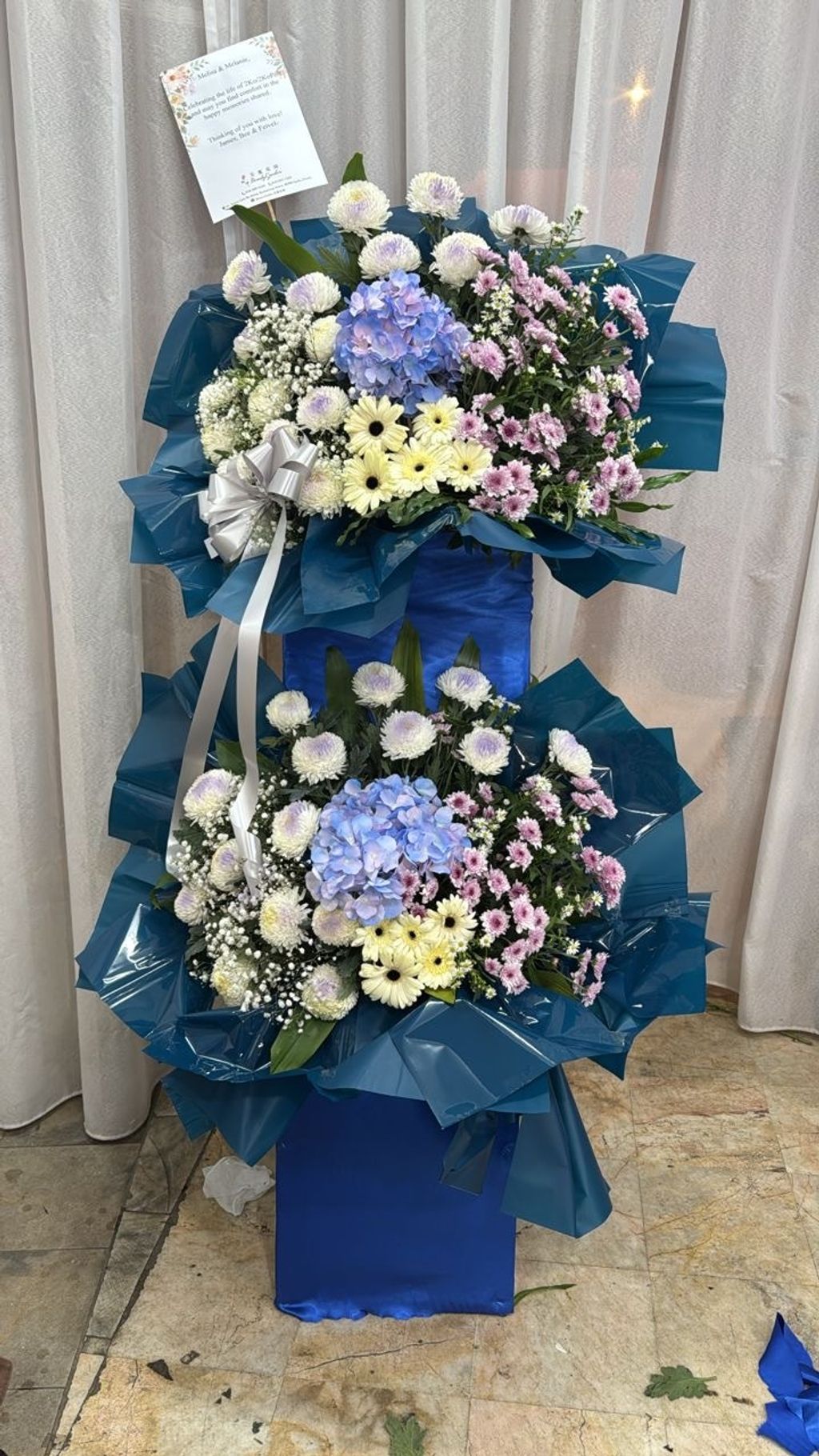 2 Tiers Condolences Flower 226