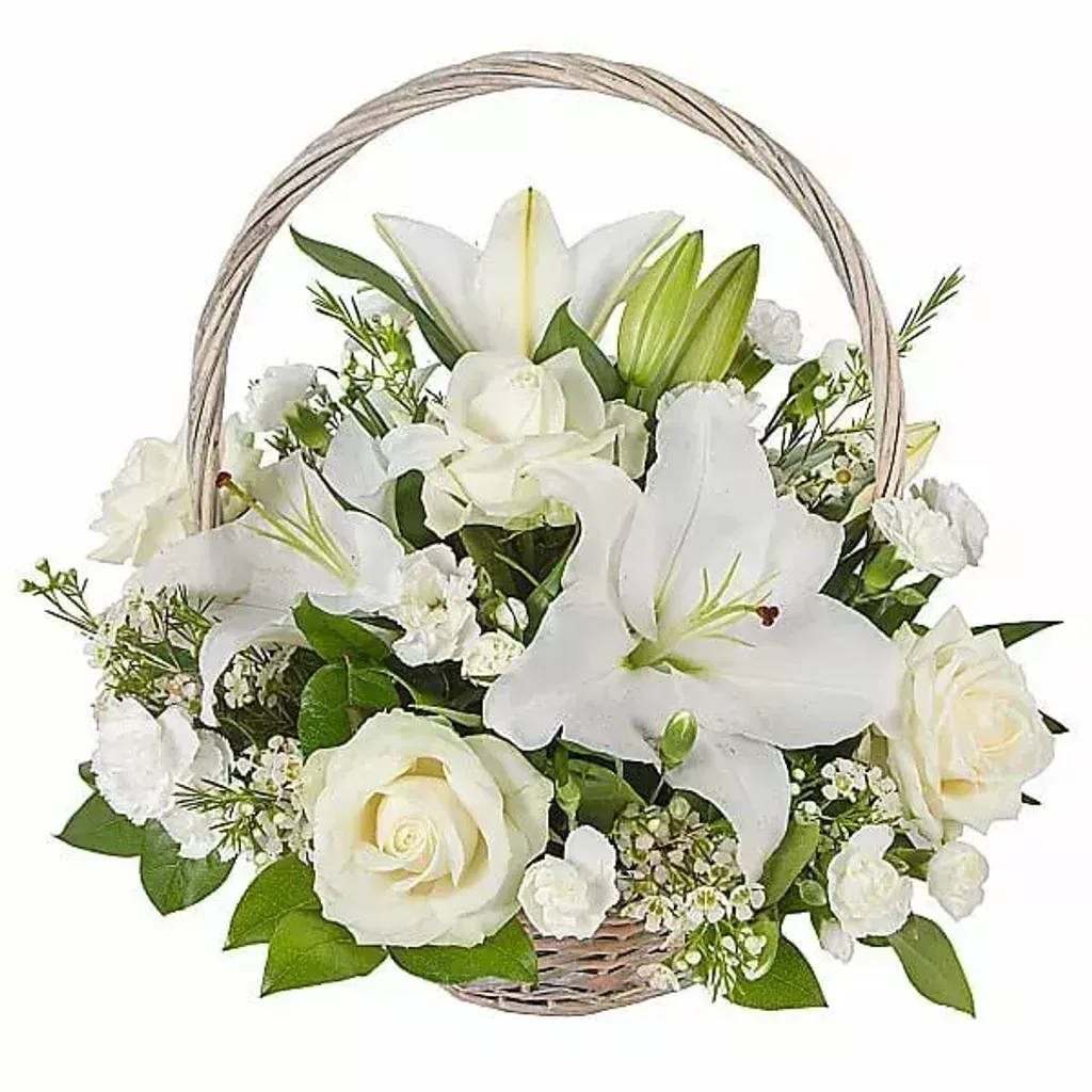 Funeral Basket Flower 04