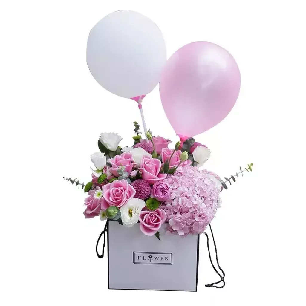 Hydrangea Bucket Flower 02