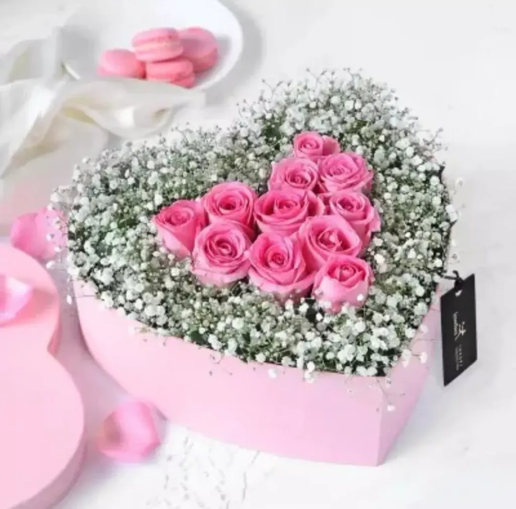 Anniversary Love Box Flower