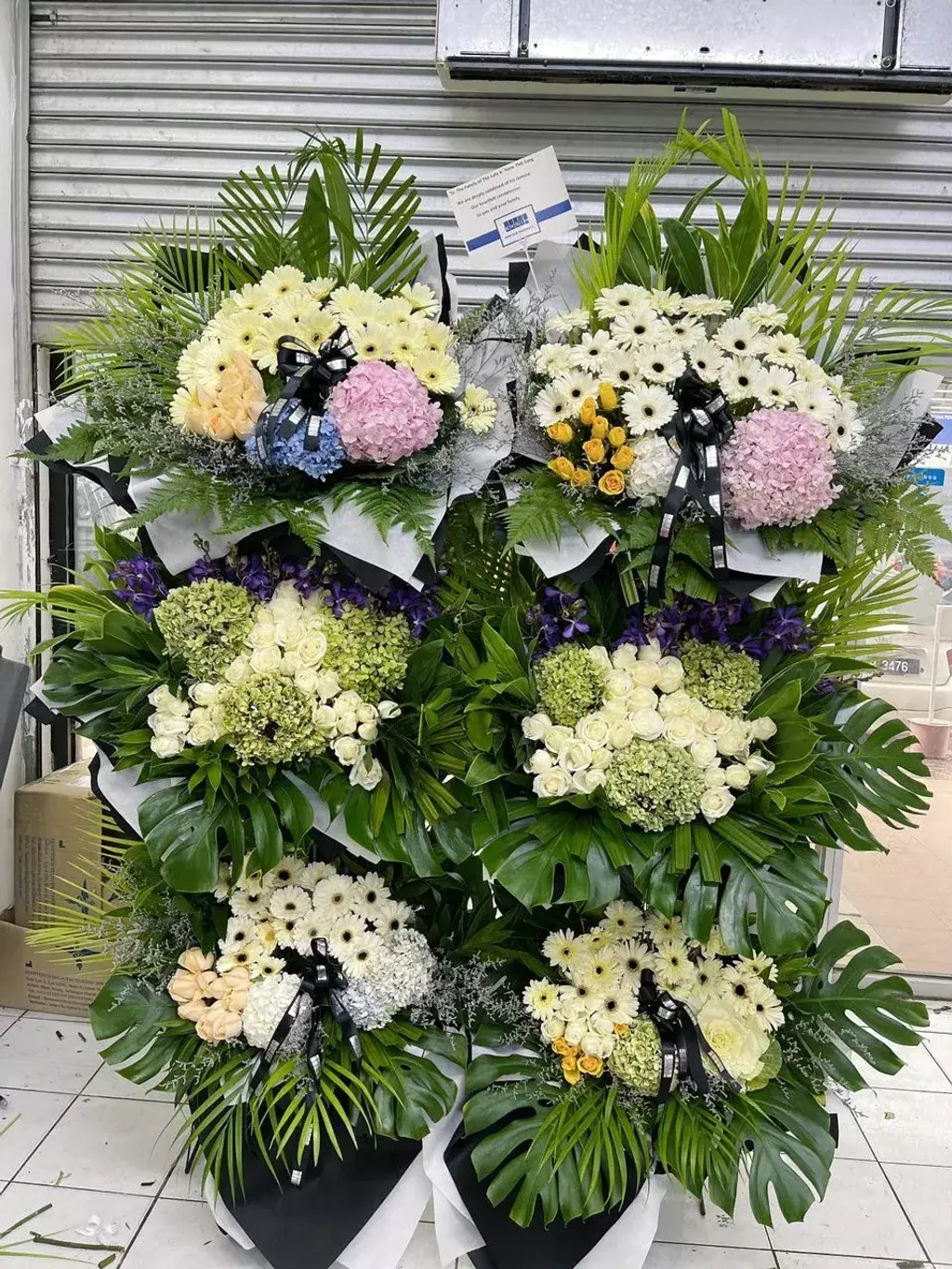 Condolences Flower 3 Tiers 05