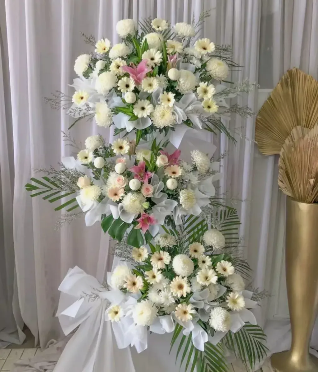 3 Tiers Condolence Stand 03