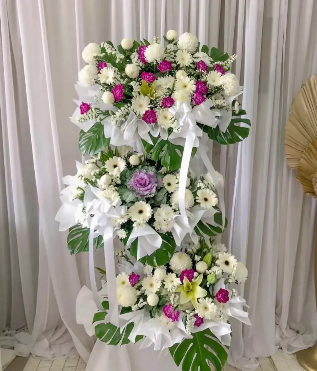 3 Tiers Condolence Stand 04