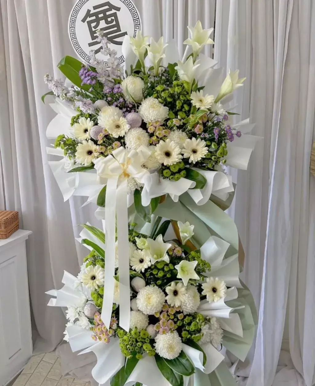 2 Tiers Condolence Stand 04