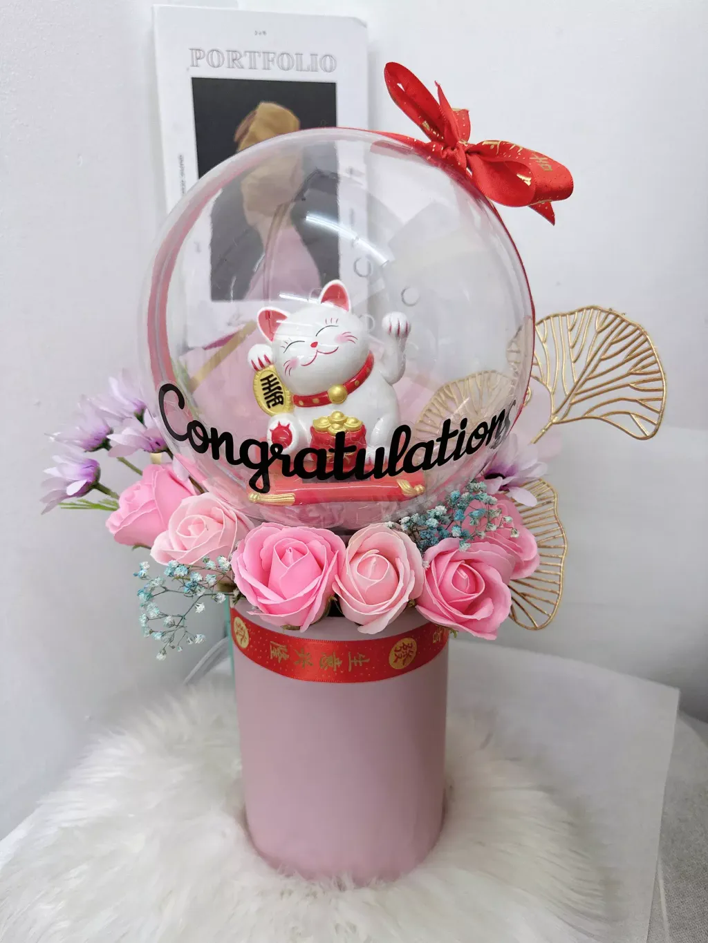 Lucky Cat Bloom Box Pink 05