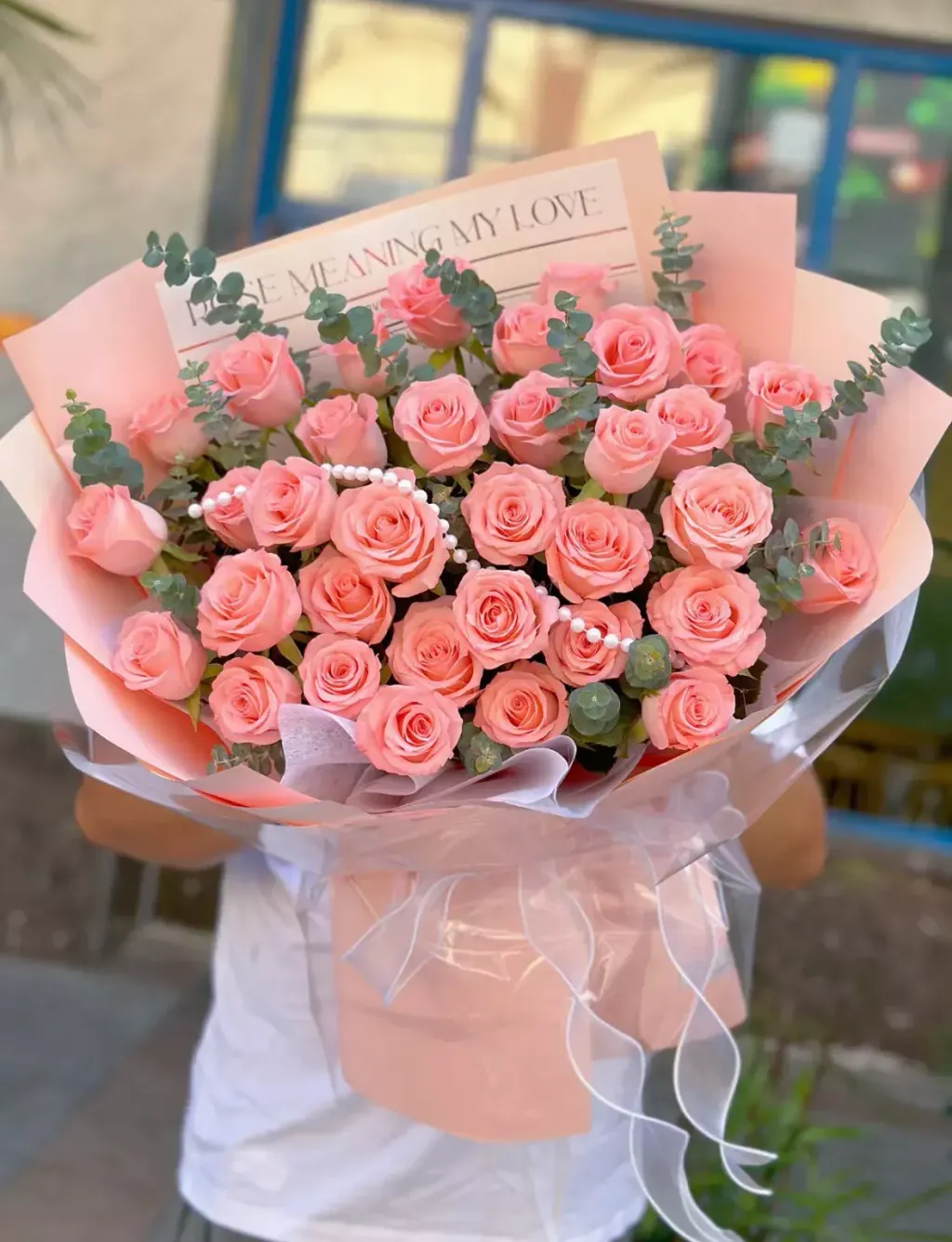 Pink Roses Bouquet 30