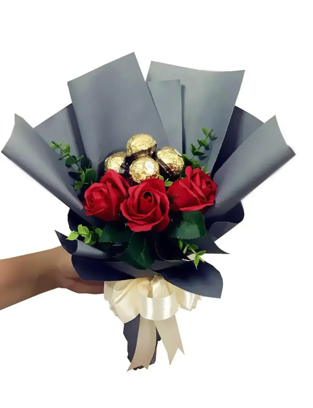 Red Roses Rocher Bouquet