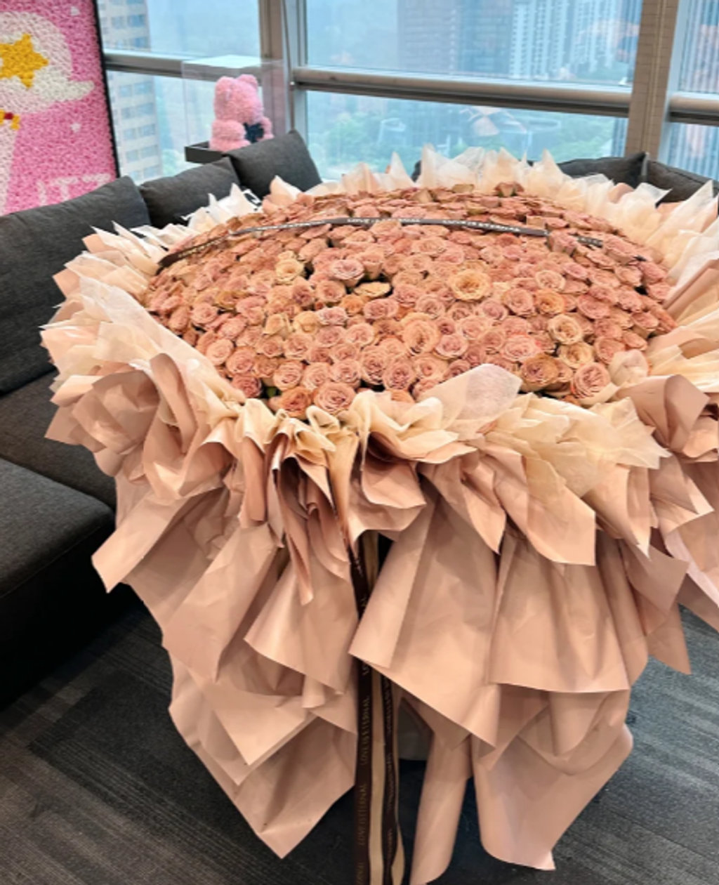 520 Pink Rose Big Bouquet