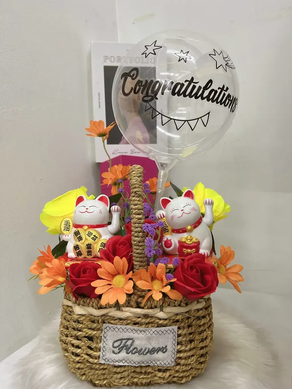 Opening Flower Basket 228