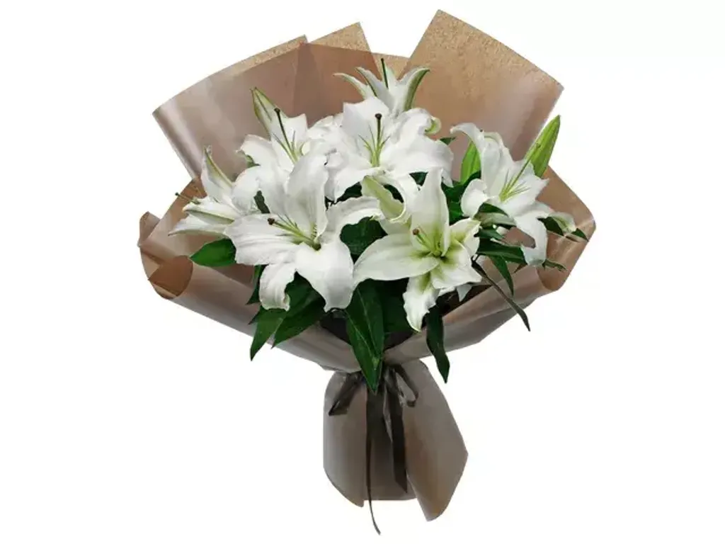 France style lily bouquet