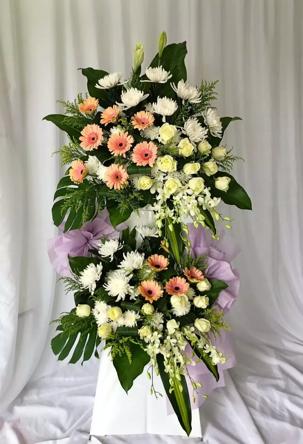 2 Tiers Condolence Stand 08
