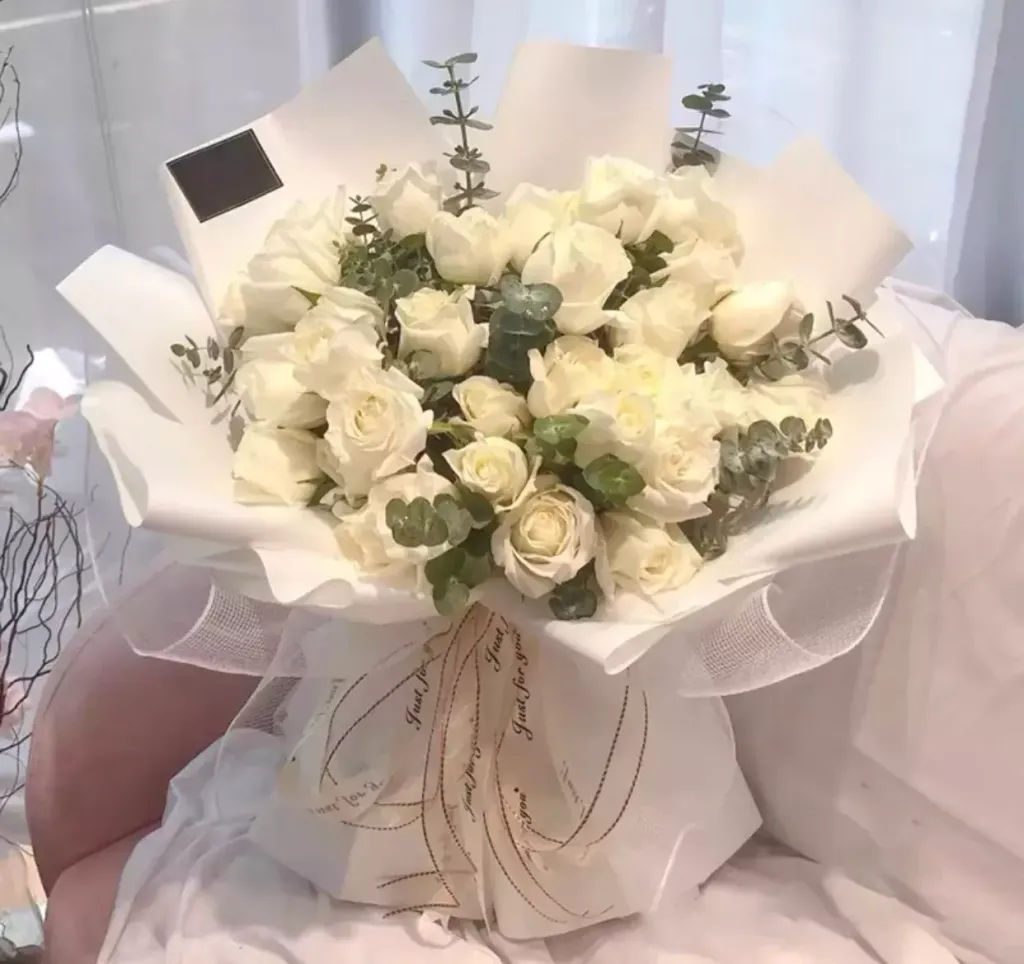 White Roses Bouquet