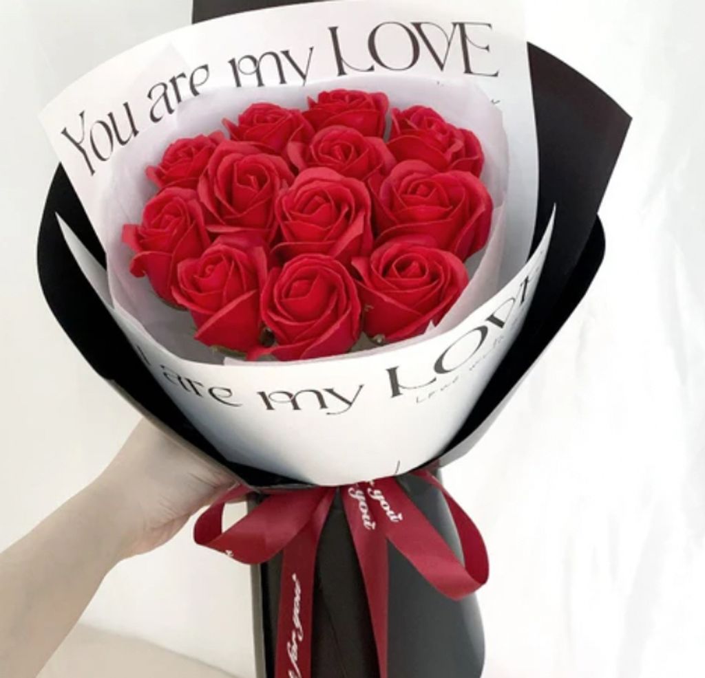 12 Soap Roses Bouquet