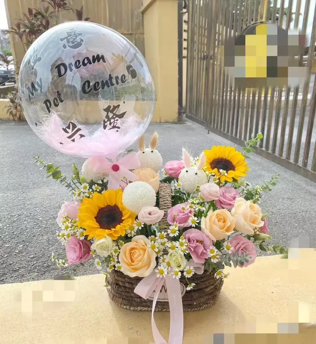 Cute Bunny Basket 108