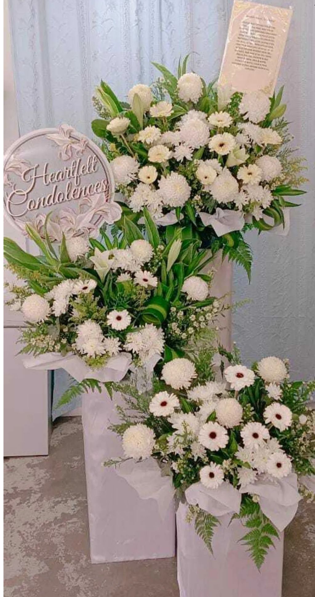 3 Tiers Condolences Stand 108