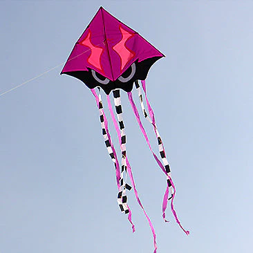 Angry Squid Kite - Purple