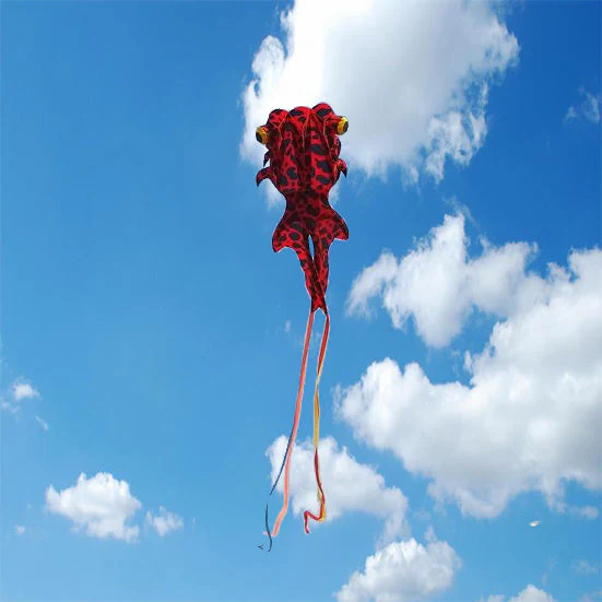 Camo Red Goldfish soft kite