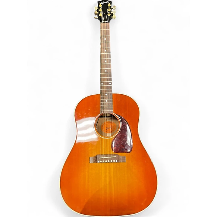 Gibson Used 2016 Gibson J45 Custom shop Cherry Acoustic Electric Guitar.gc
