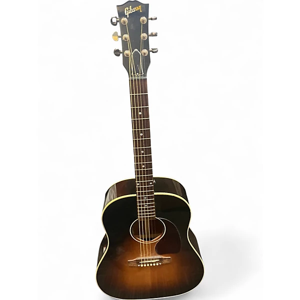 Used 2022 Gibson J 45 STANDARD Vintage Sunburst Acoustic Electric Guitar