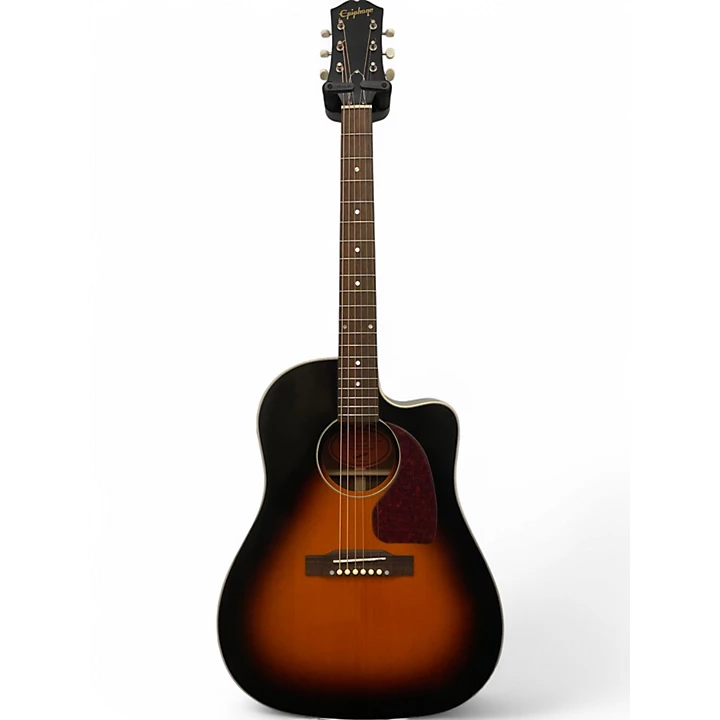 Used 2024 Epiphone J 45 EC 2 Color Sunburst Acoustic Guitar