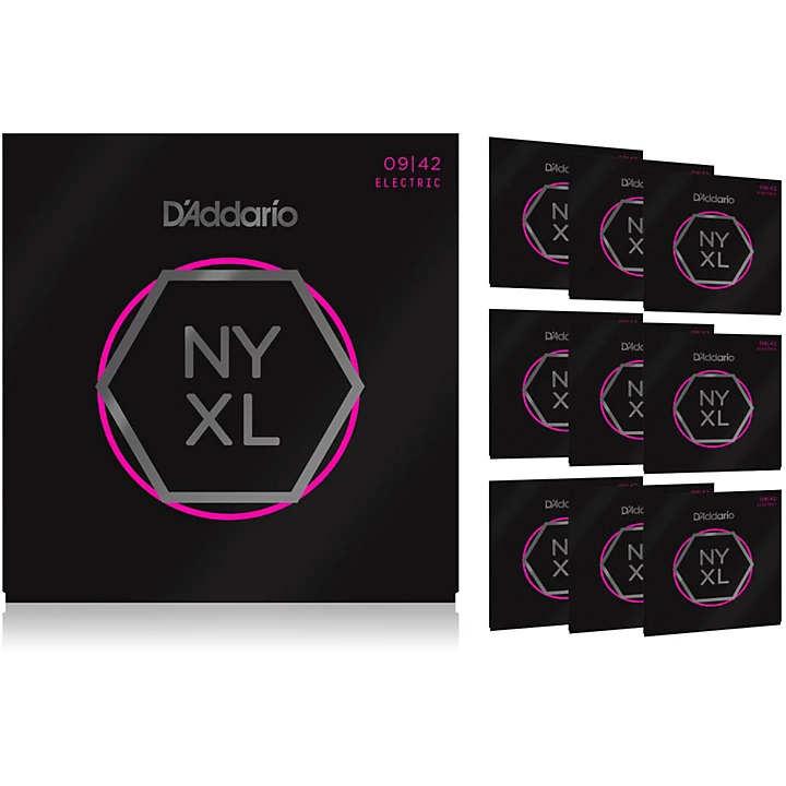 NYXL0942 Super Light 10 Pack Electric Guitar Strings