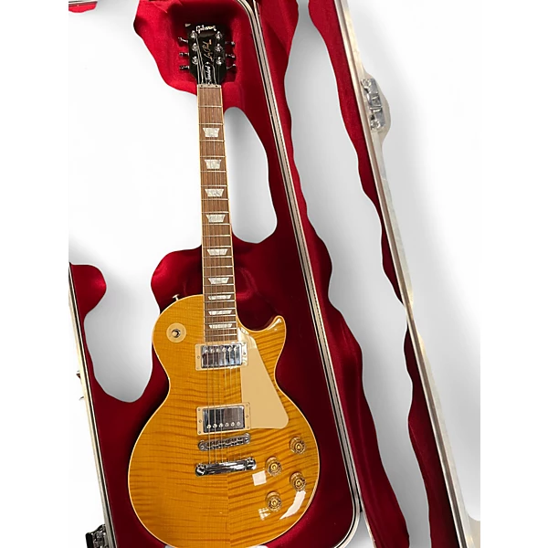 Used 2016 Gibson LES PAUL STANDARD FLAME MAPLE Solid Body Electric Guitar