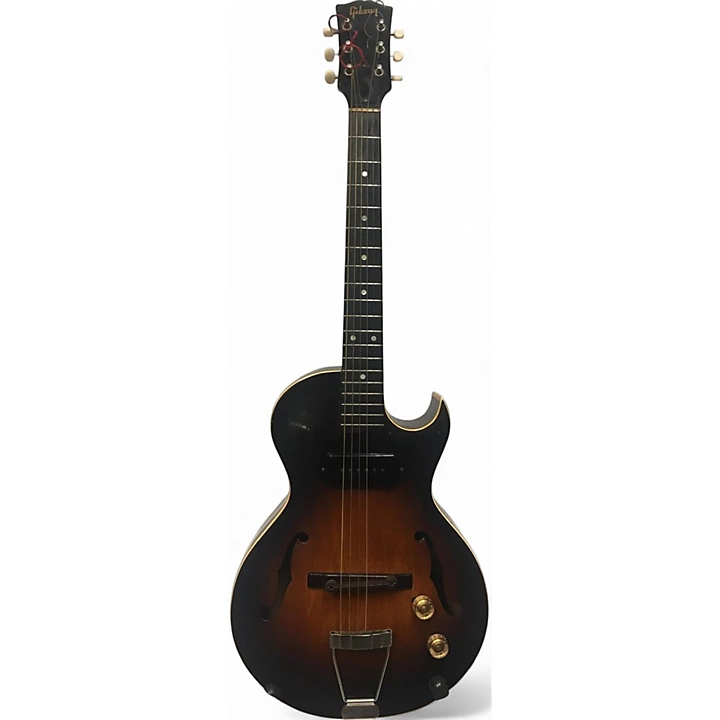 Vintage 1961 Gibson ES 140 Sunburst Acoustic Electric Guitar