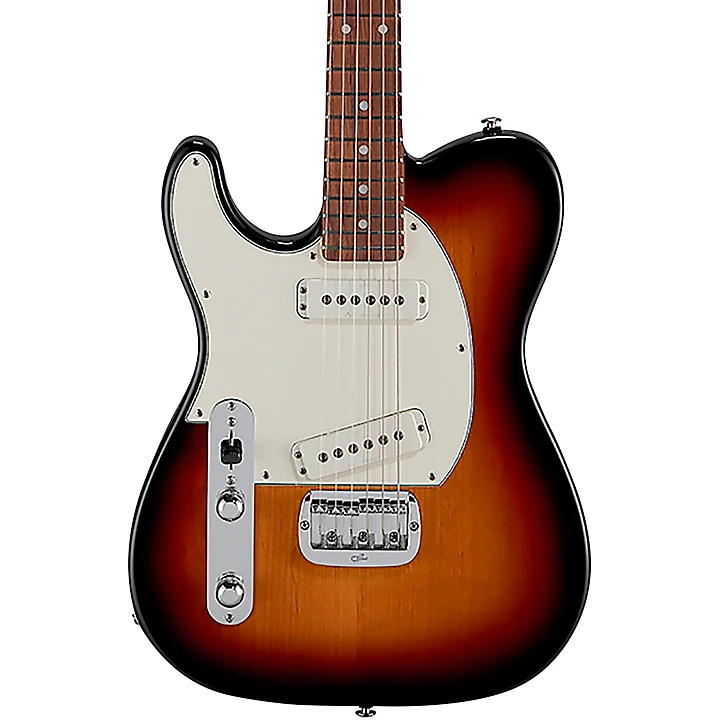 G&L Fullerton Deluxe ASAT Special Left Handed Electric Guitar 3 Tone Sunburst
