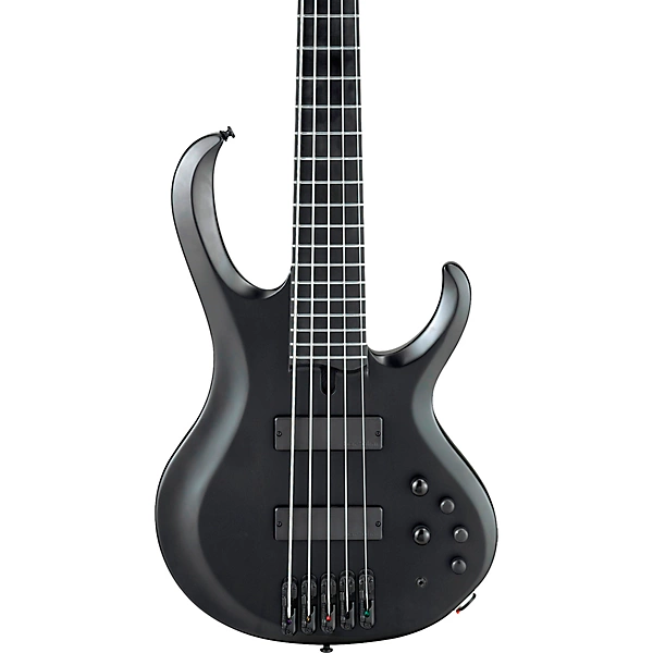 Ibanez BTB625EX 5 String Electric Bass Black Flat