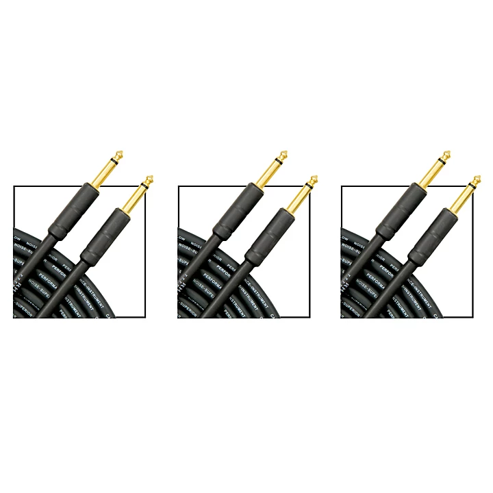 Standard Instrument Cable 20 ft 3 Pack