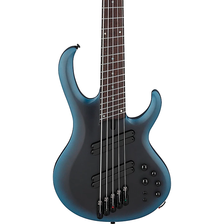 BTB605MS 5 String Multi Scale Electric Bass Midnight Arctic Ocean Matte