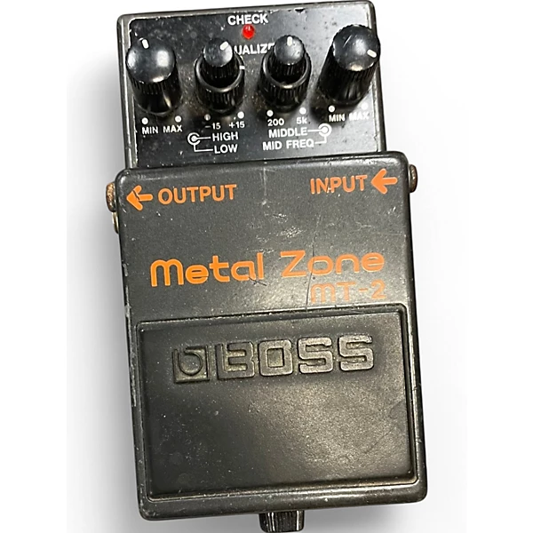 BOSS Used BOSS MT2 Metal Zone Distortion Effect Pedal