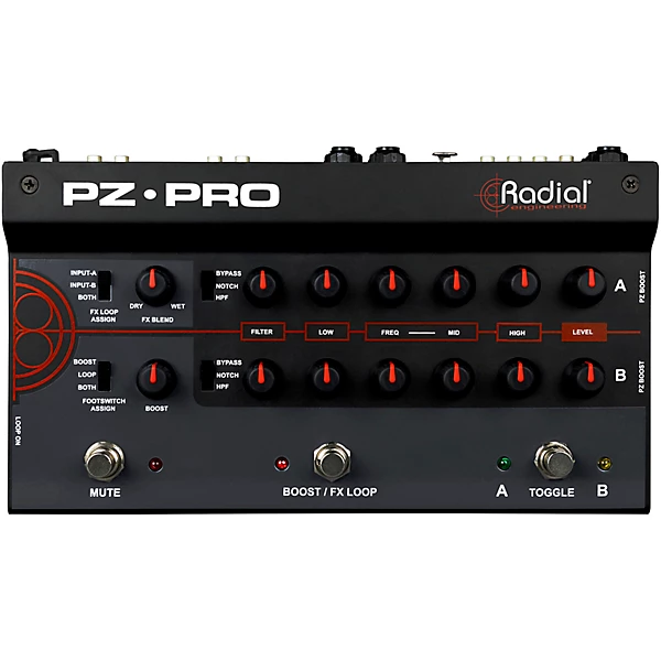 PZ Pro 2 Channel Acoustic Instrumental Preamp