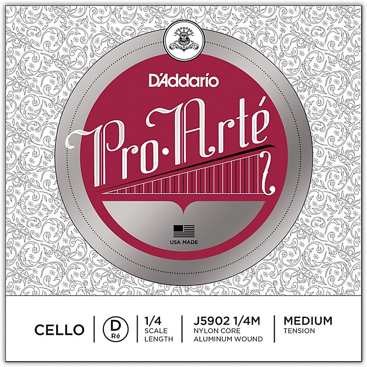 Pro Arte Series Cello D String 1 4 Size