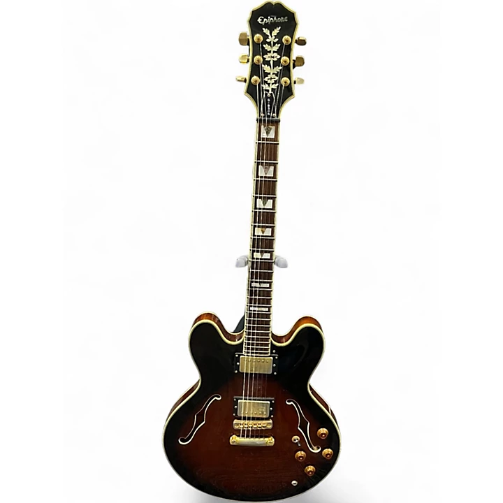 Used Epiphone Sheraton 2 Color Sunburst Hollow Body Electric Guitar