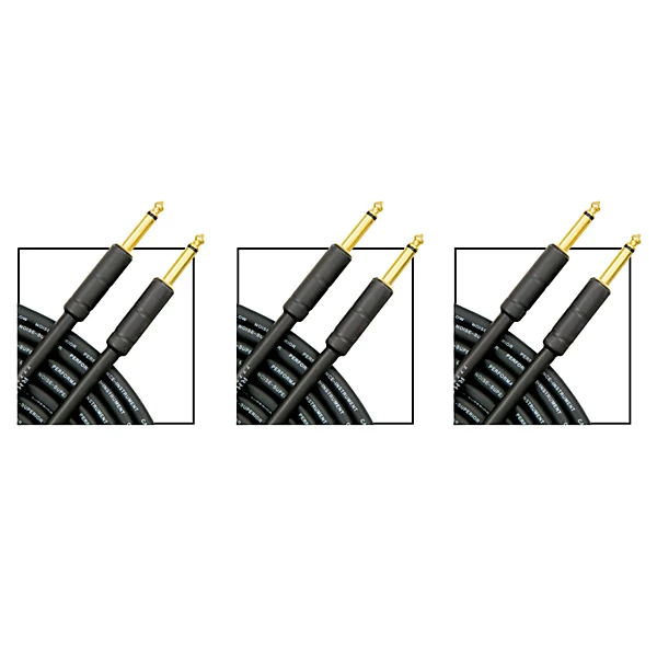 Standard Instrument Cable 20 ft 3 Pack