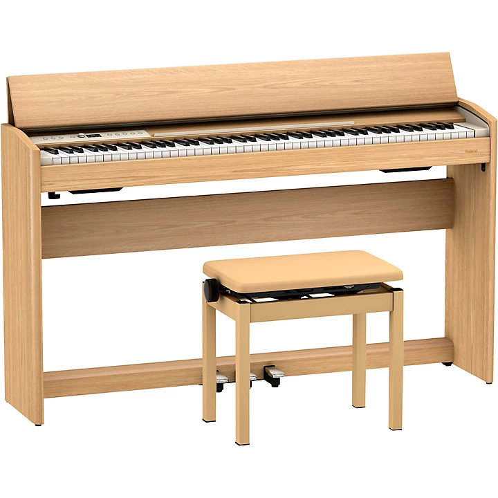 Roland F 701 Digital Home Piano Level 1 Light Oak L81741004002000.gc