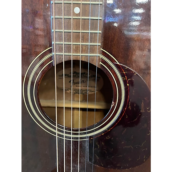 Fender Used Fender NEWPOTER Mahogany Acoustic Guitar.gc
