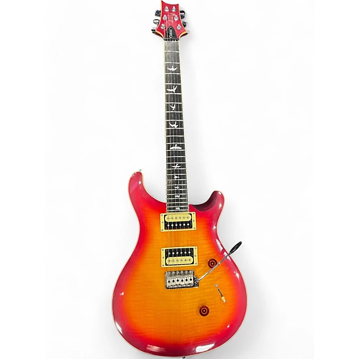 PRS Used PRS SE Custom 24 Cherry Sunburst Solid Body Electric Guitar