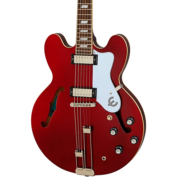 Epiphone Riviera Semi Hollow Electric Guitar Sparkling Burgundy