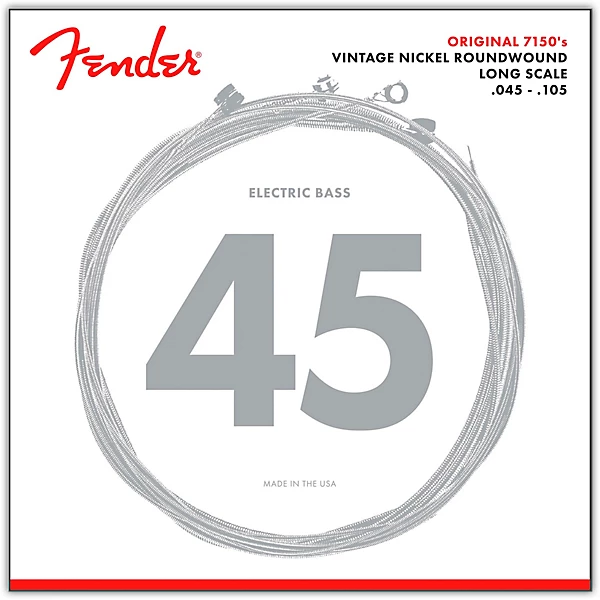 7150M Pure Nickel Long Scale Bass Strings Medium